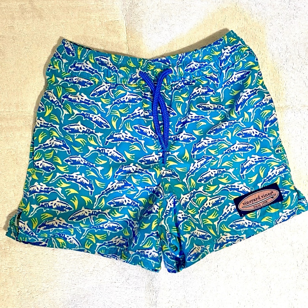 Vineyard vines boys printed swim trunks - 3T